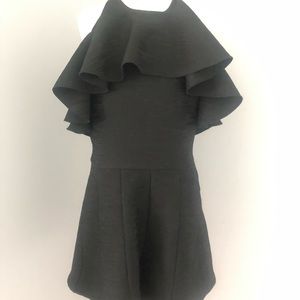 Miss Behave Girls black romper size 12